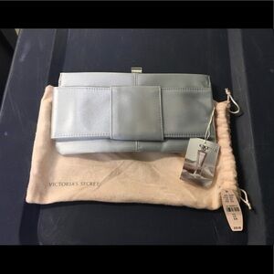 NWT Silver Victoria’s Secret Clutch